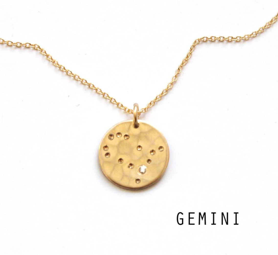 Zodiac Constellation Necklace