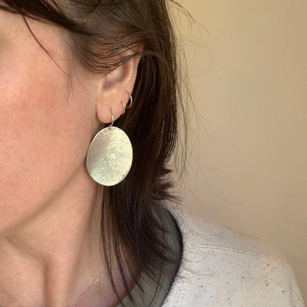 Big A** Oval Earrings