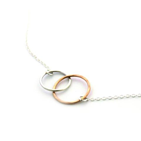 Kissing Circles Necklace