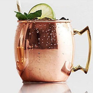 Solid Copper Moscow Mule Mug