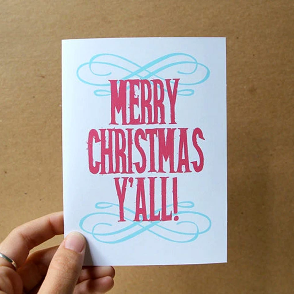Merry Christmas Y&#39;All Card
