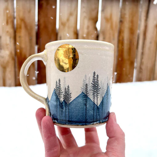 Mountain Tree Line Mug