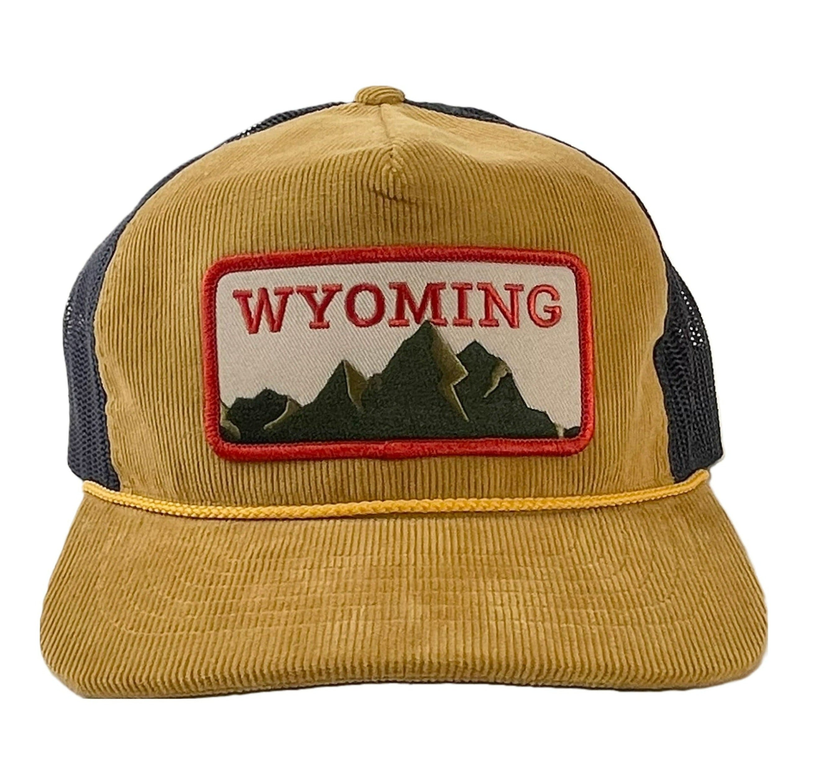 Mustard Wyoming Mountain Patch Hat
