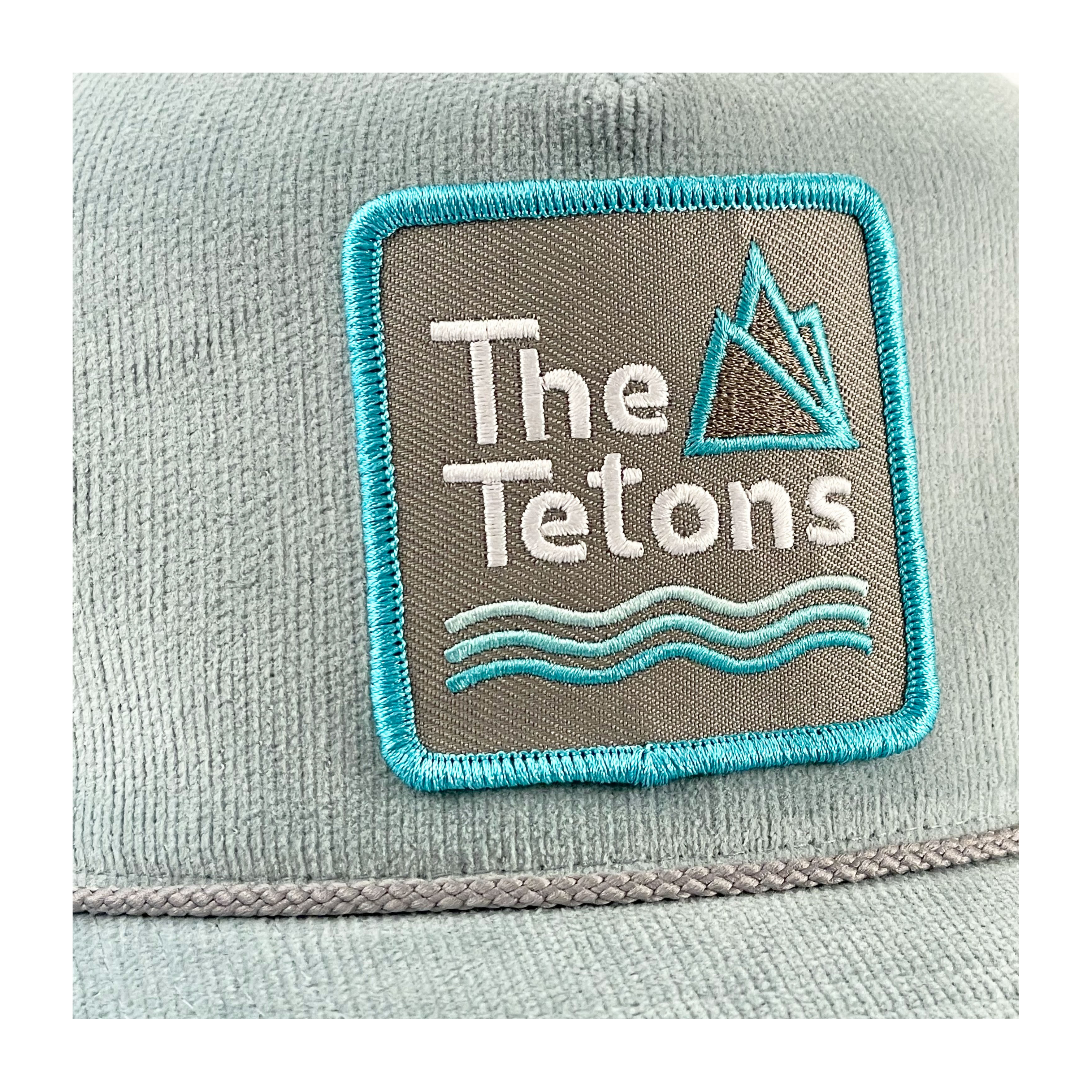 Light Blue The Tetons Patch Corduroy Hat