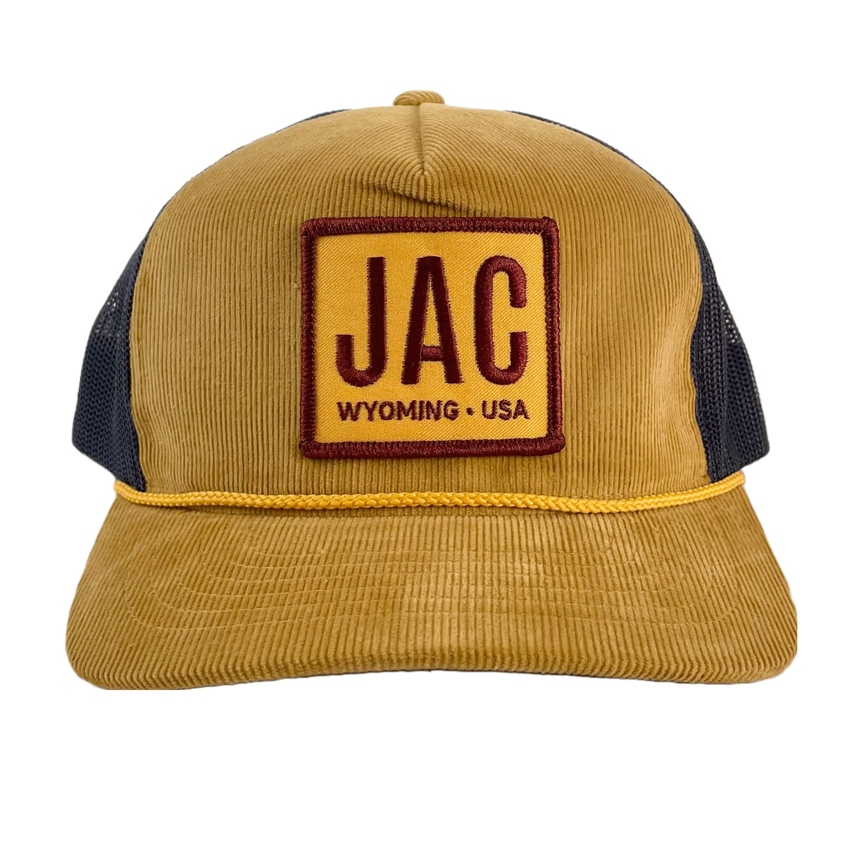 JAC Wyoming USA Patch - Mesh Back Corduroy Hat
