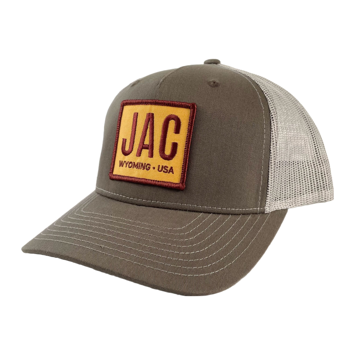 JAC Wyoming Patch Hat- Loden and Quarry
