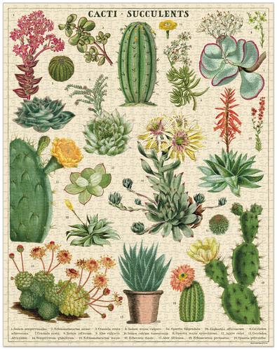 Cacti & Succulents 1000 Piece Puzzle
