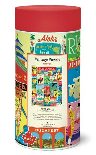 Vintage Travel 1000 Piece Puzzle