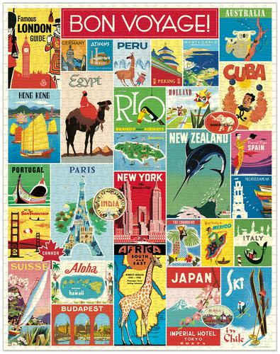 Vintage Travel 1000 Piece Puzzle