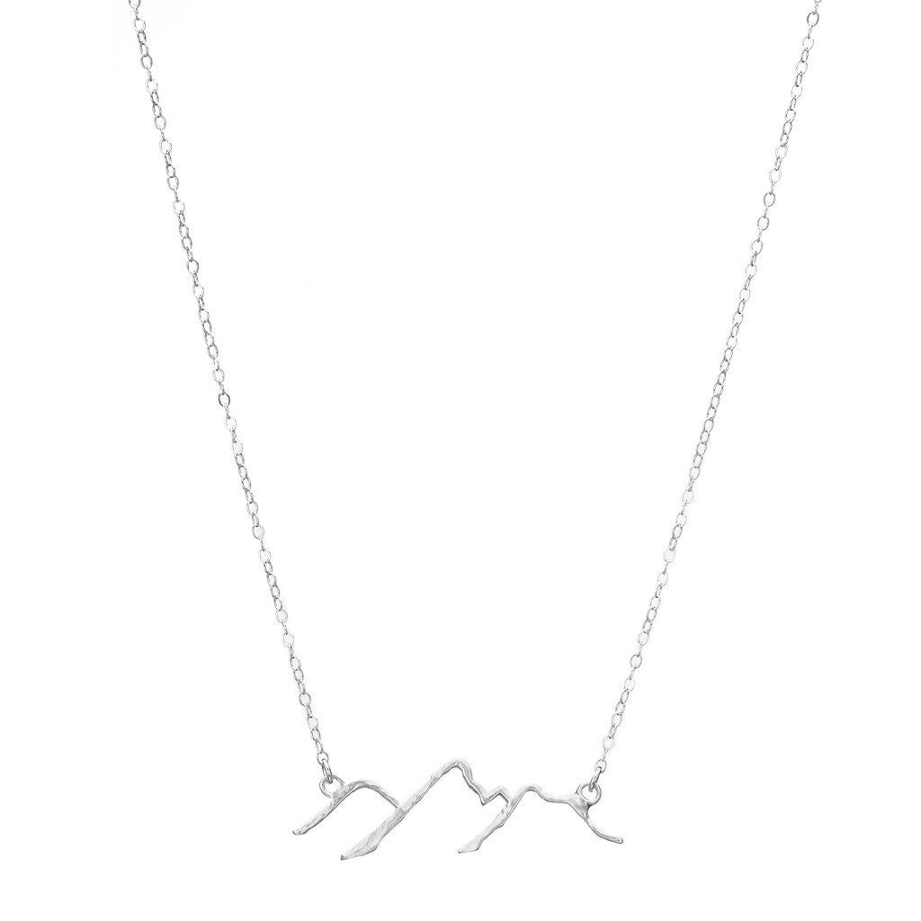 Sterling Silver Chain w/ Silver Plate Charm