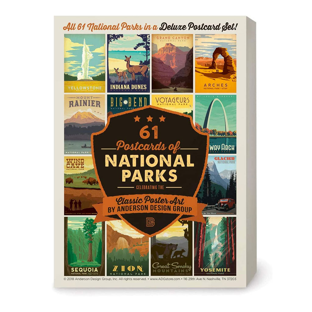 National Park Postcard Set