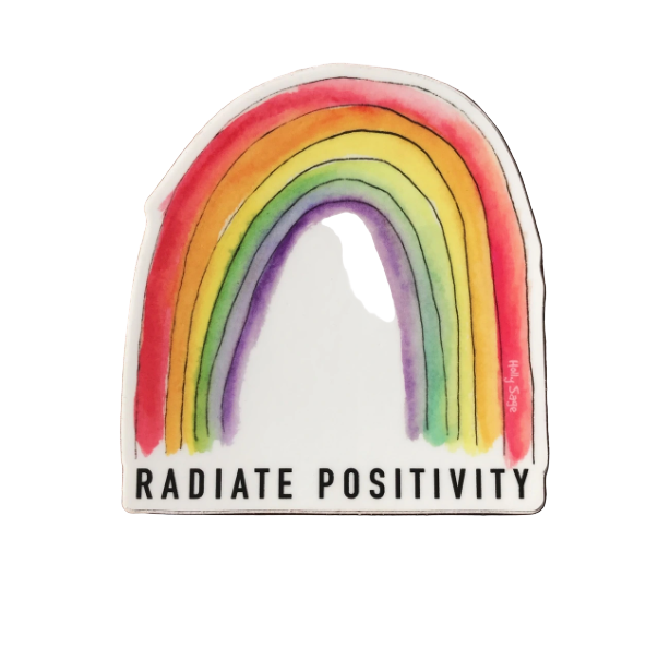 Radiate Positivity Sticker