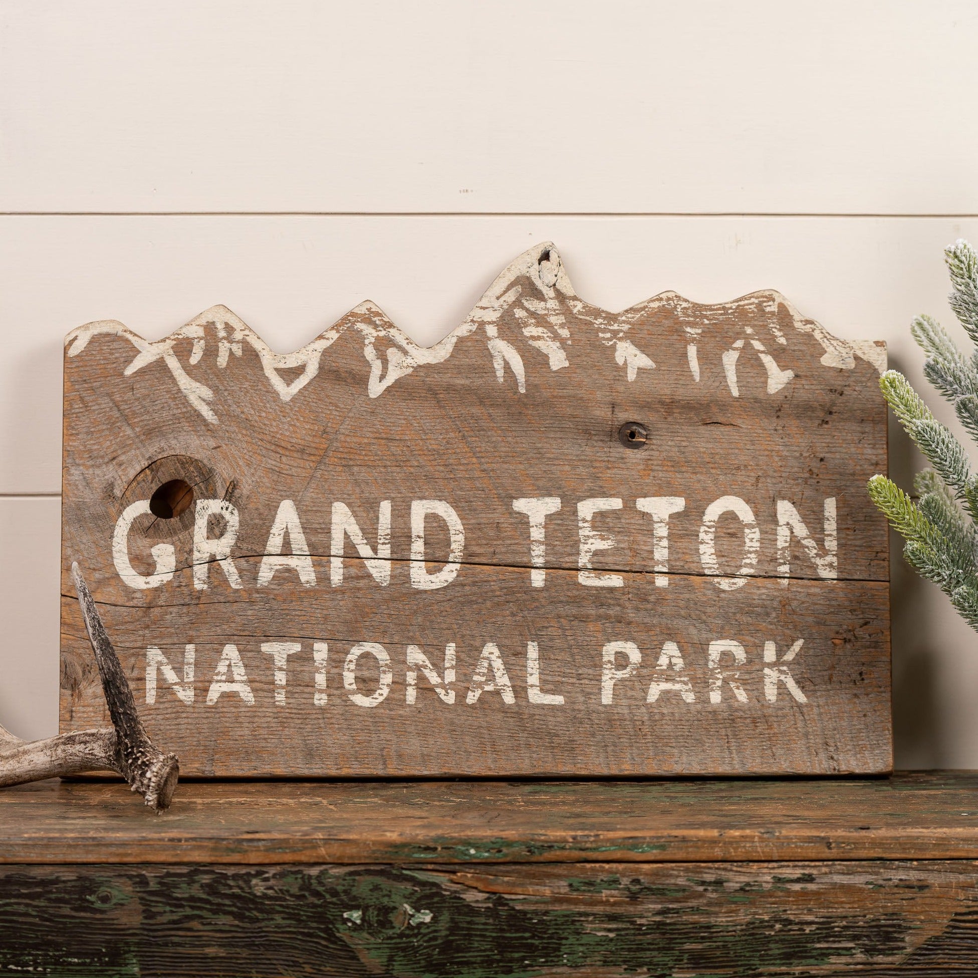 Grand Teton Barnwood Sign