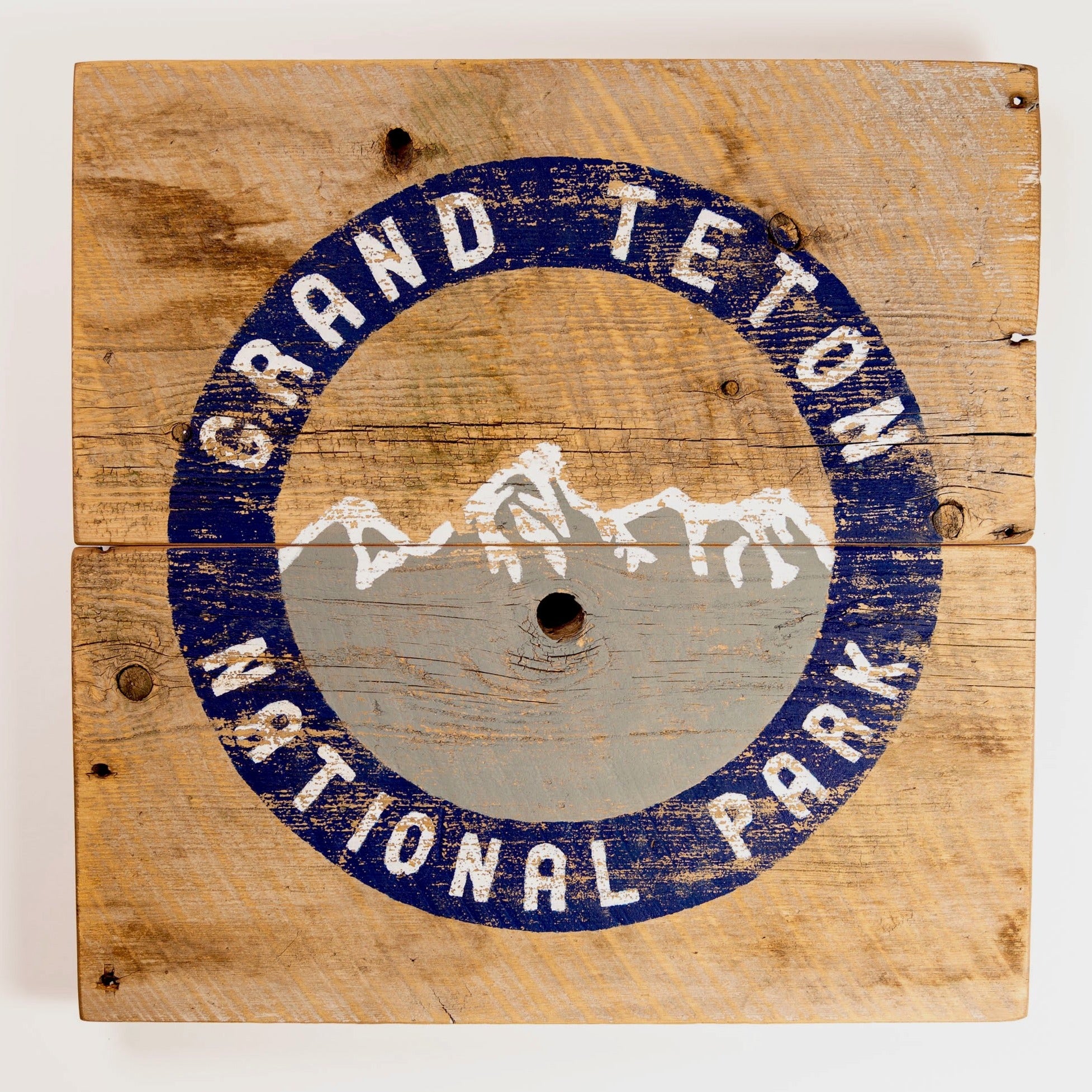 Grand Teton National Park Barnwood Sign