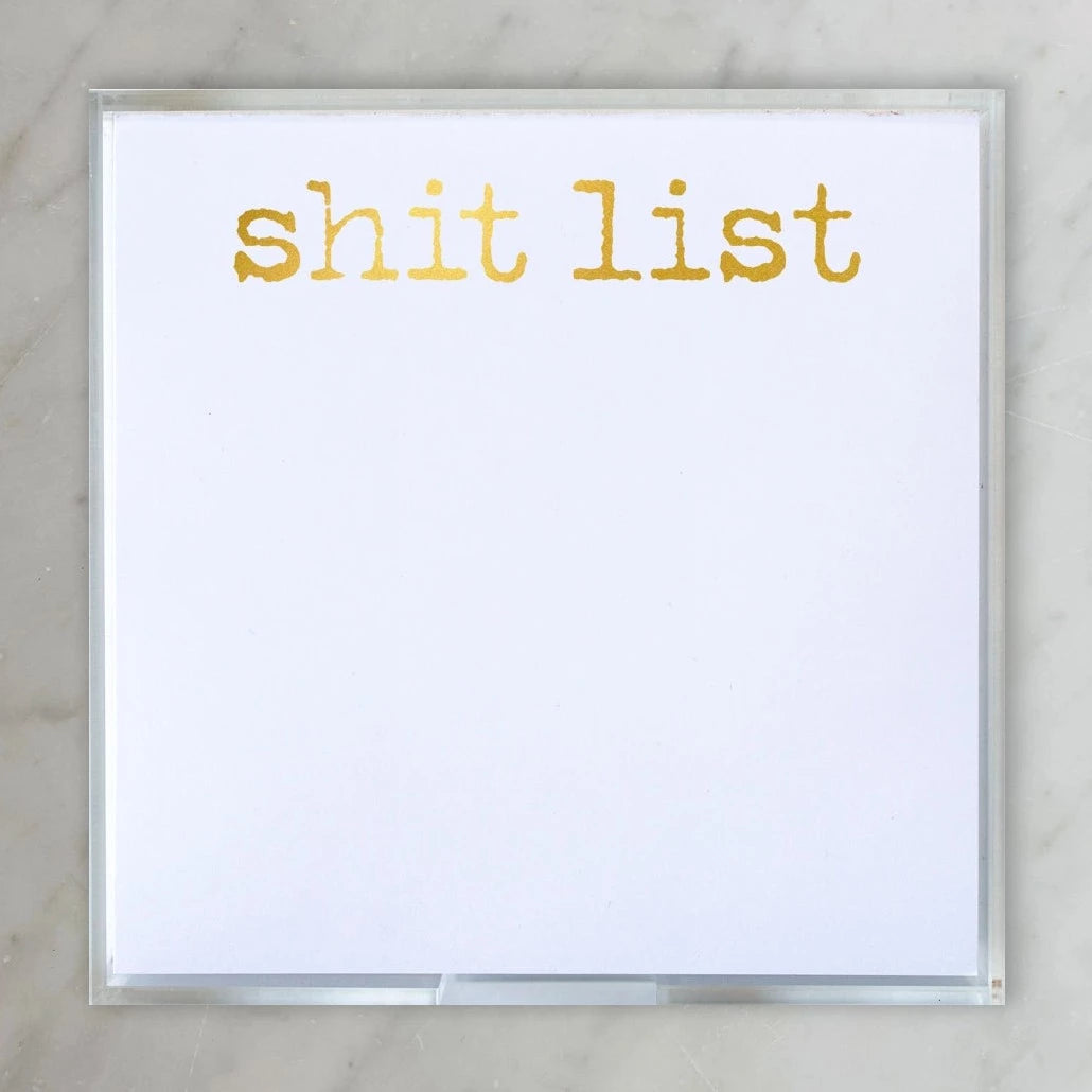 Sh!t List Notepad - Small