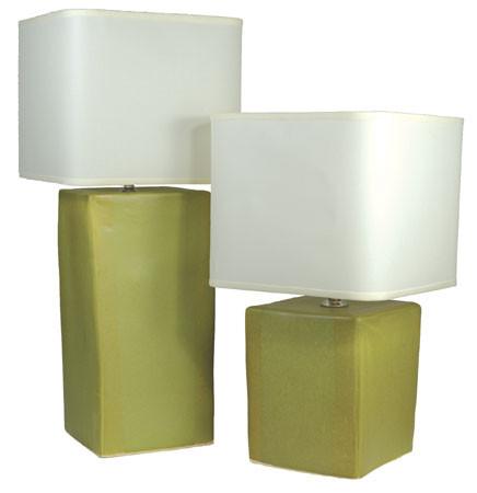 Green Square Lamp