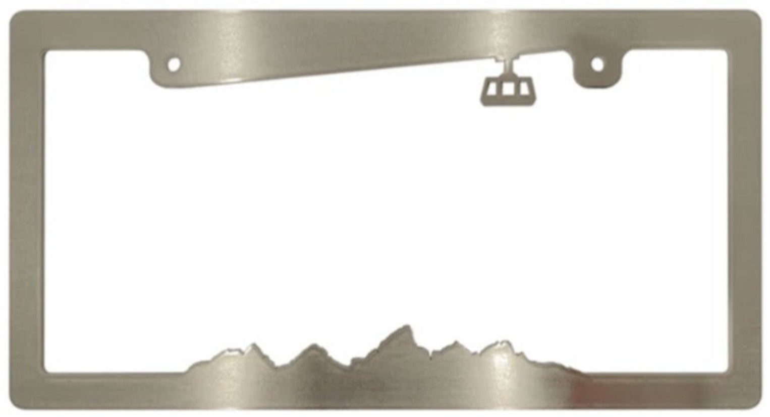 Teton License Plate Frame - Tram