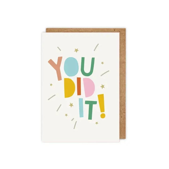 You Did It! Card