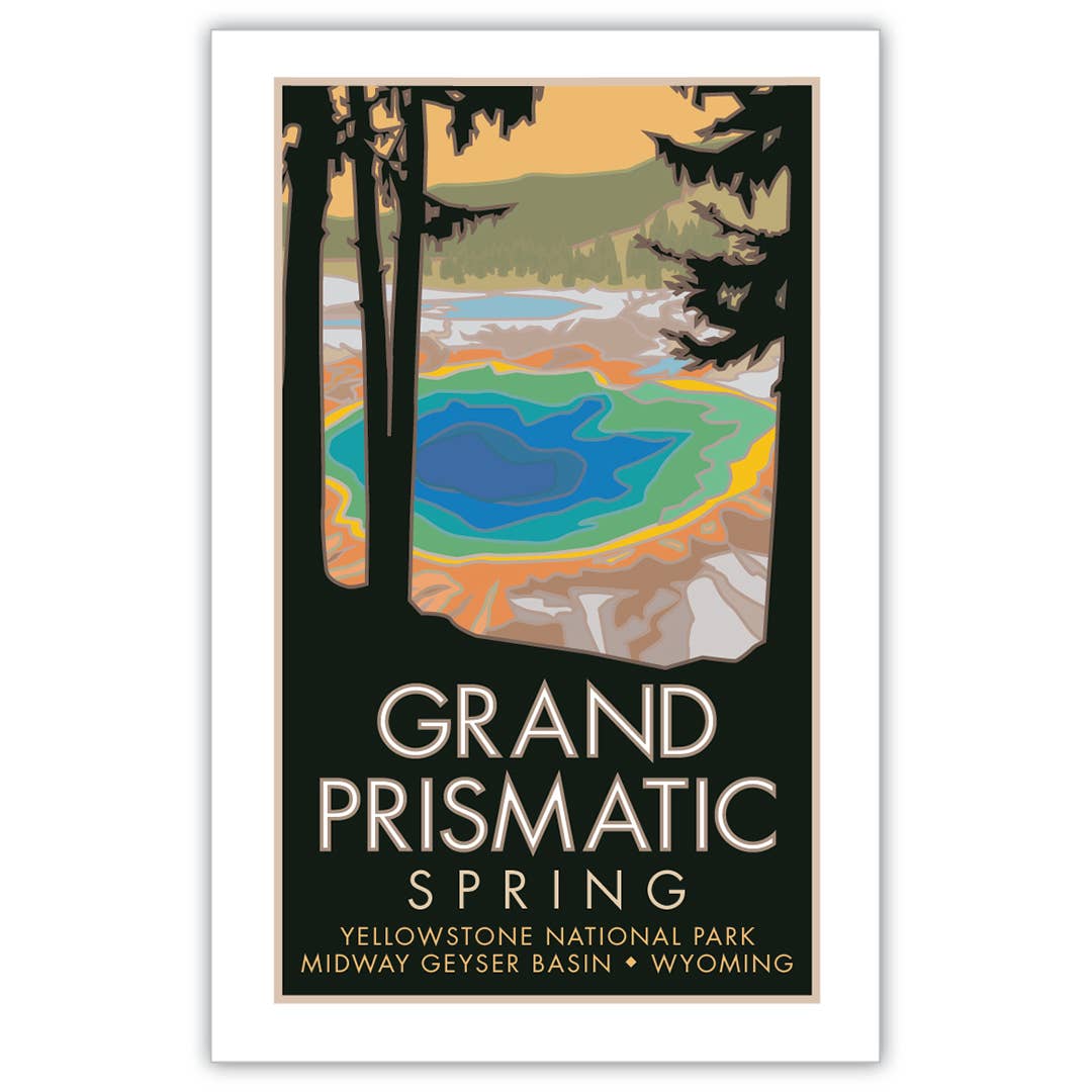 Grand Prismatic Spring - Yellowstone National Park Poster