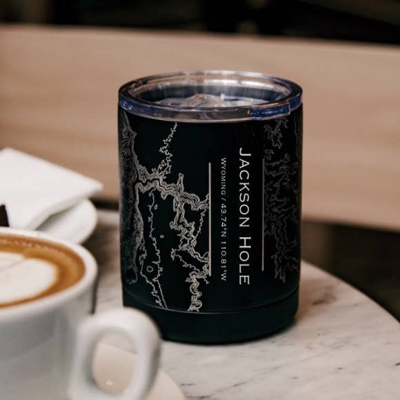 Jackson Hole WY Map Insulated Cup