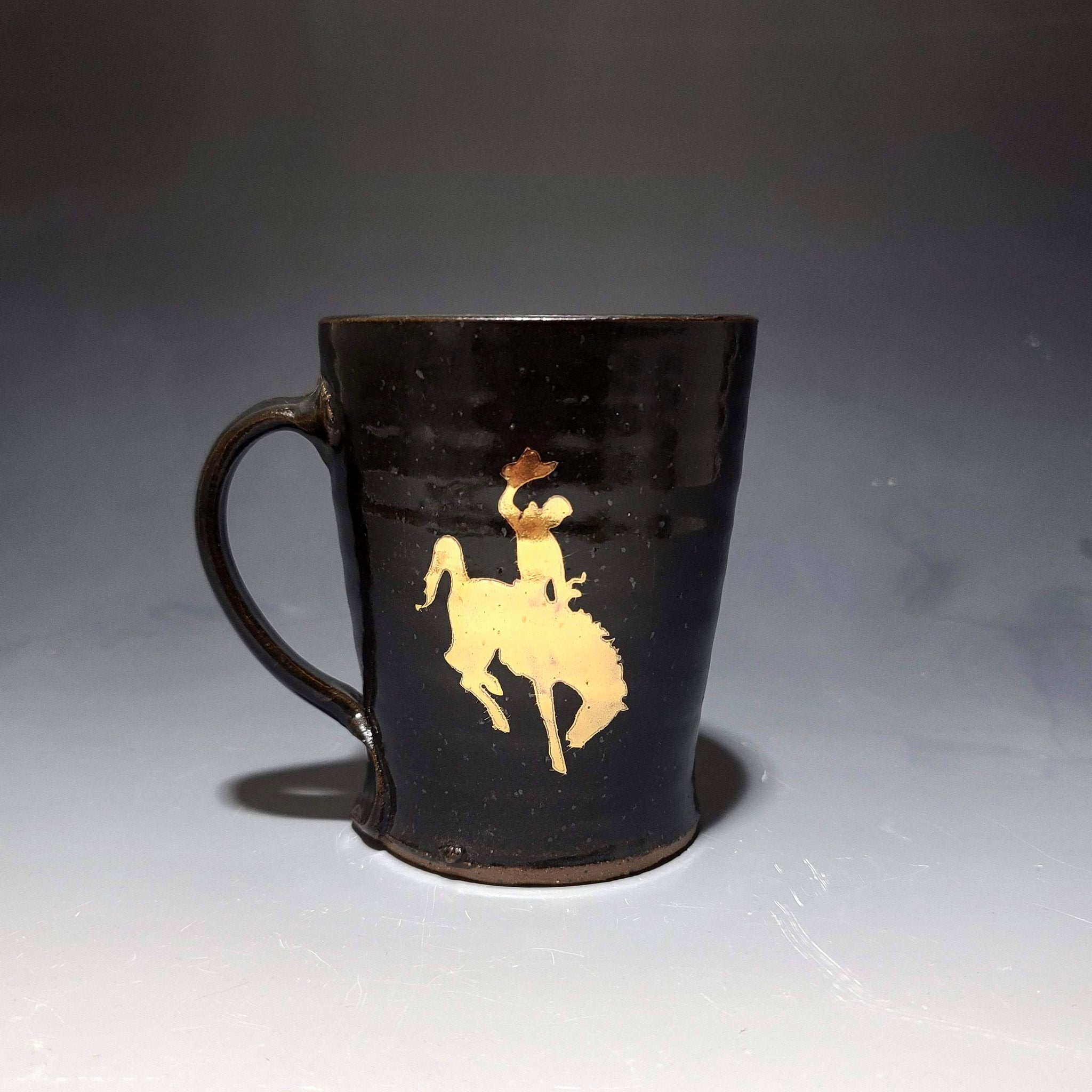 Gold Bronco Coffee Mug