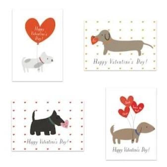 Dog Fancy Little Valentines Notecard Set