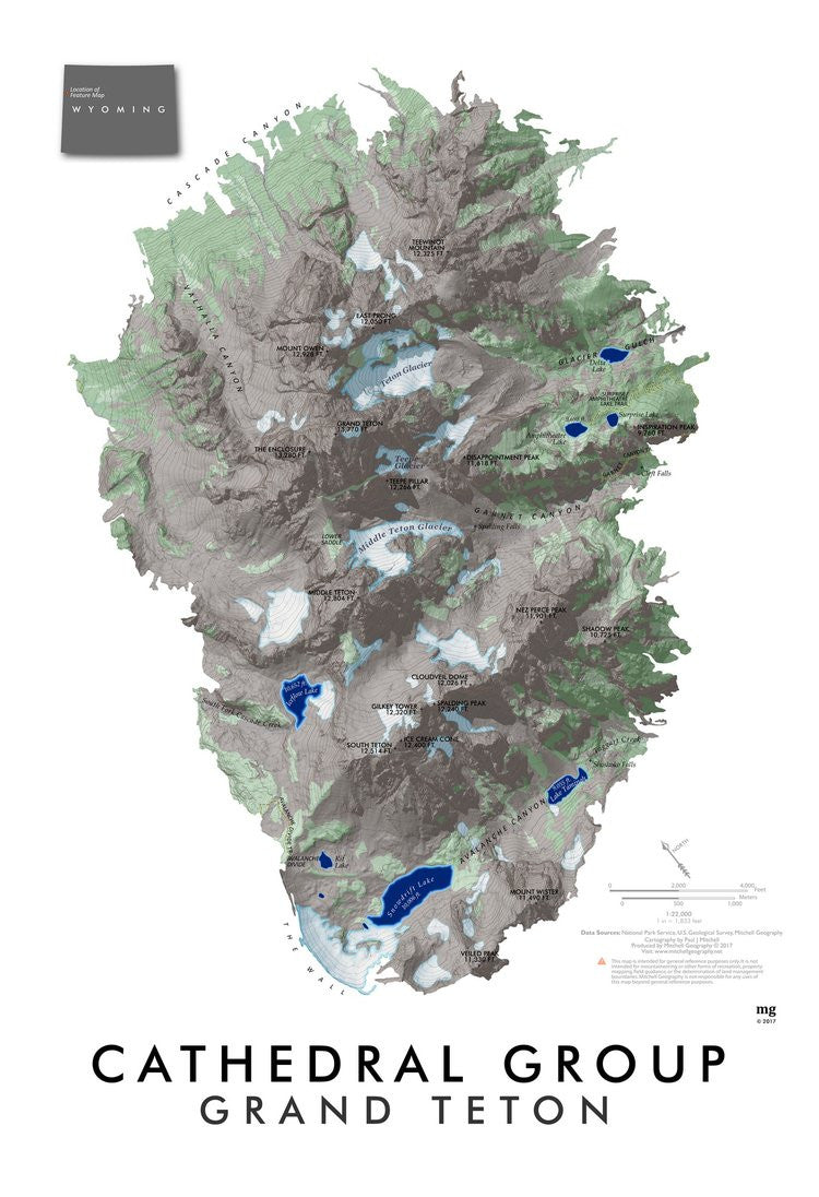 Cathedral Group Cartography Map