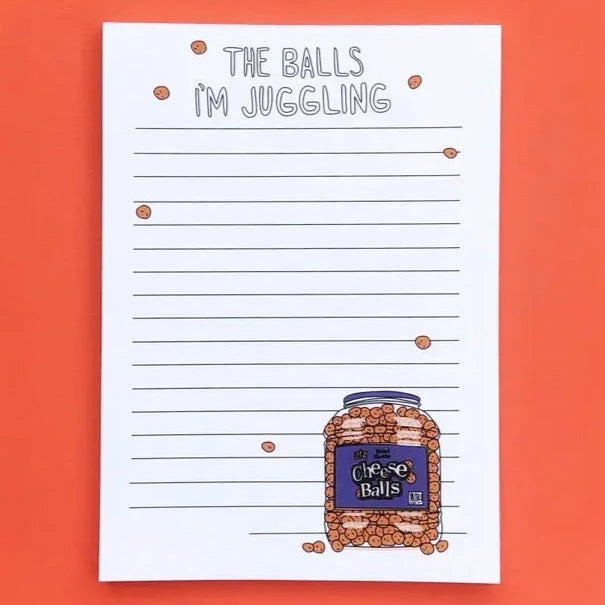 All the Balls I'm Juggling Notepad