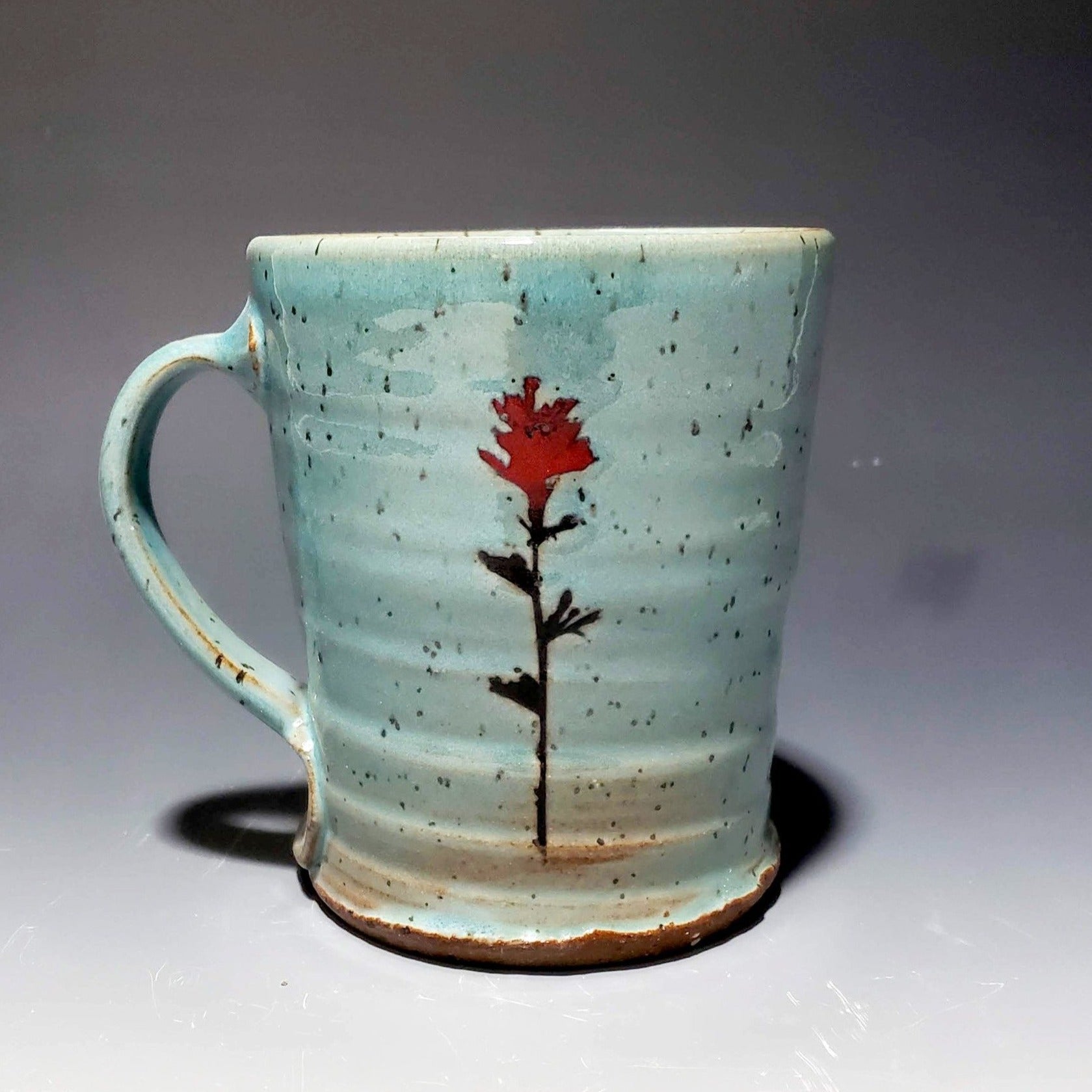 Western Teal Indian Paintbrush Mug