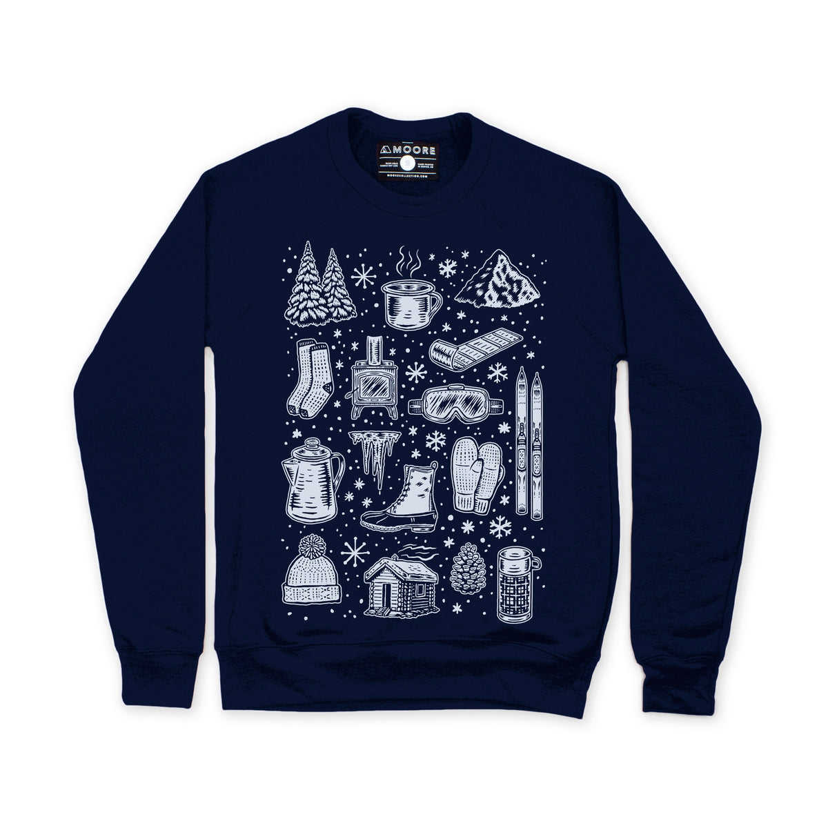 Winter Time Crew Neck Sweatshirt