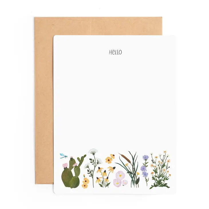 Flora and Fauna Flat Notecard Set