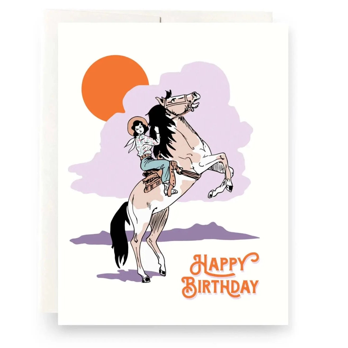 Cowgirl Birthday Card