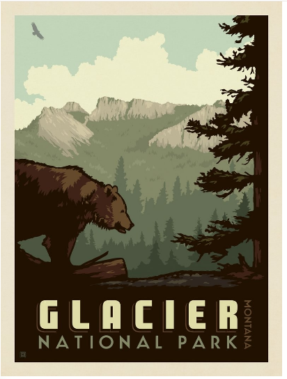 Glacier National Park Print