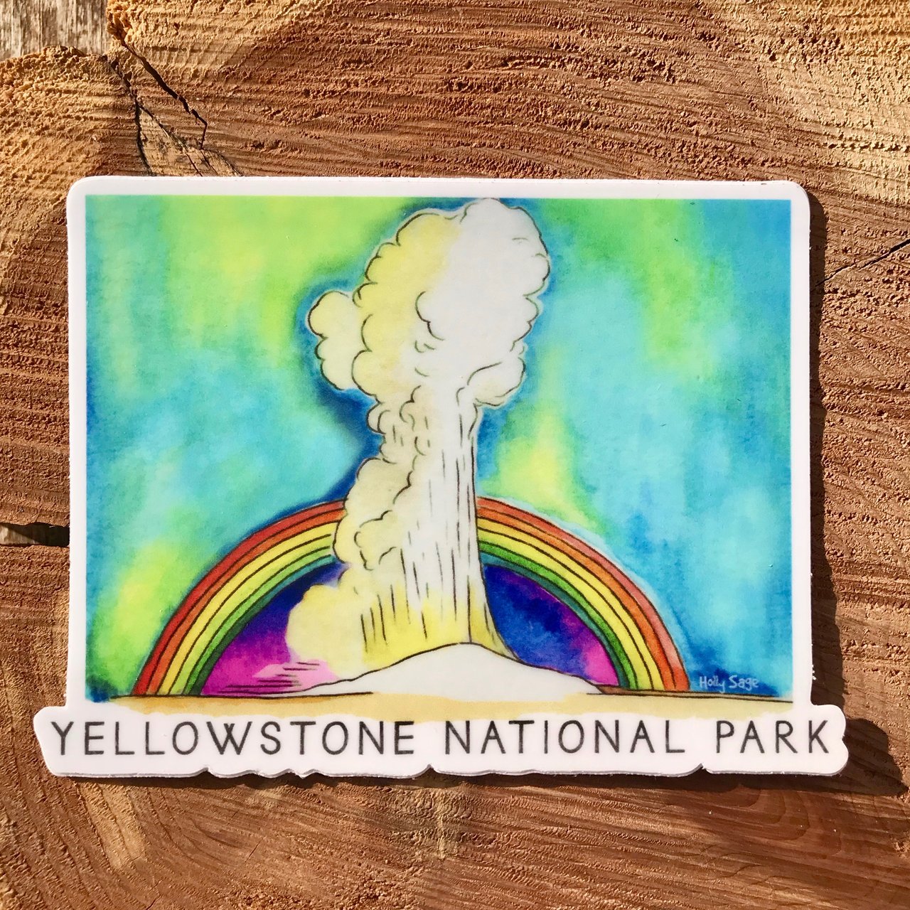 Yellowstone Old Faithful Sticker