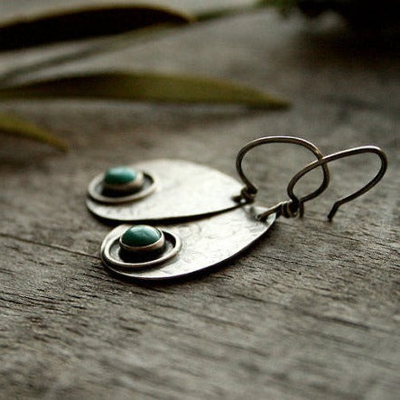 Turquoise Teardrop Earrings