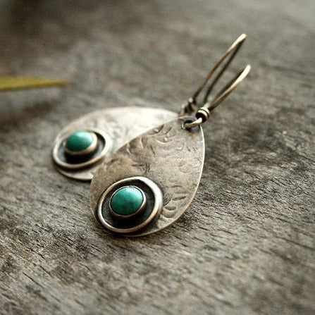 Turquoise Teardrop Earrings