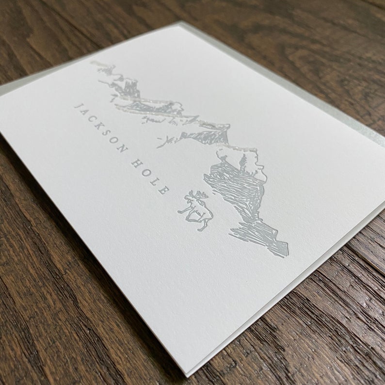 Moose &amp; Tetons Card