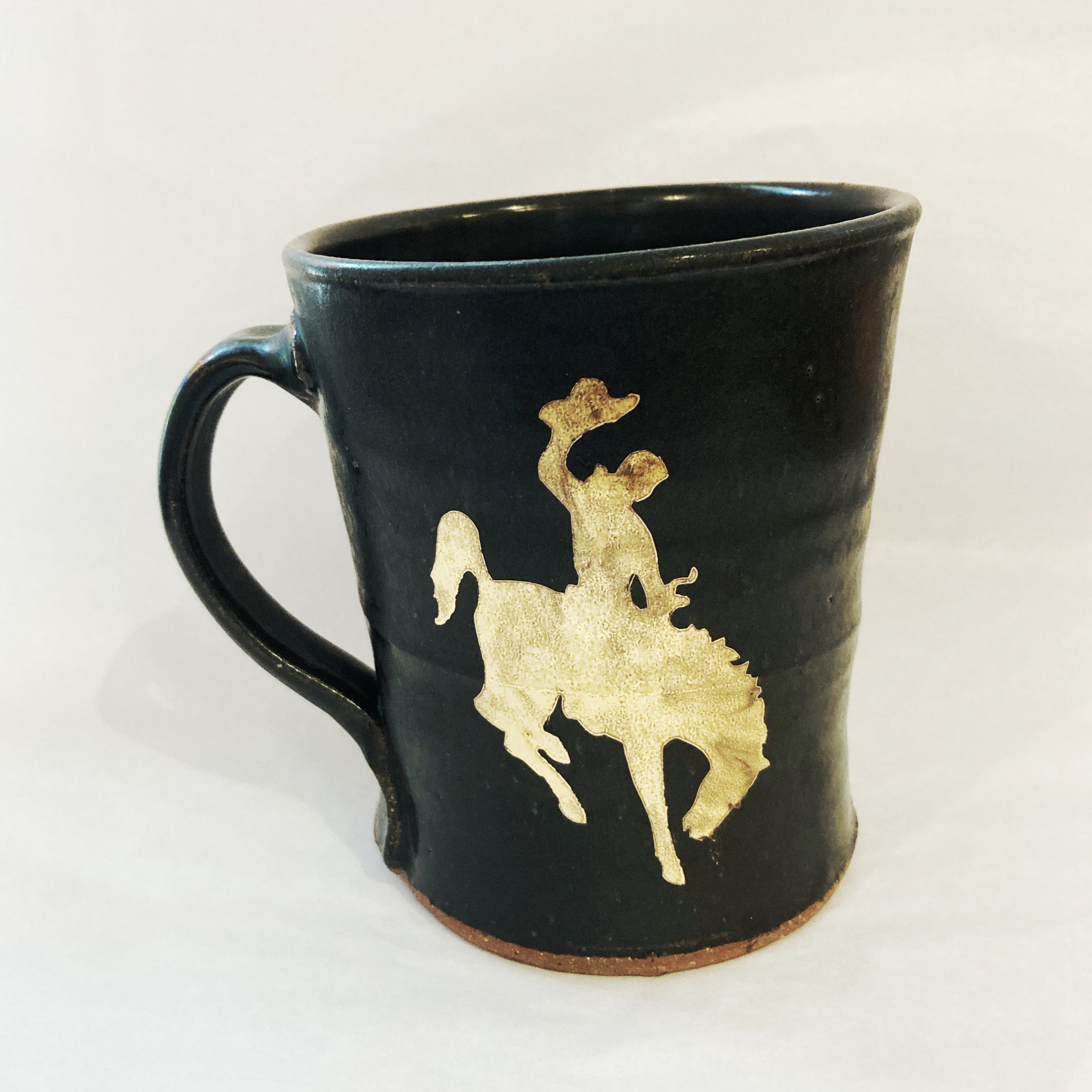Gold Bronco Coffee Mug