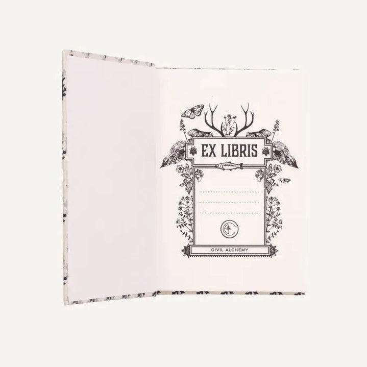 Large Block Print Hardbound Journal - Red &amp; Navy