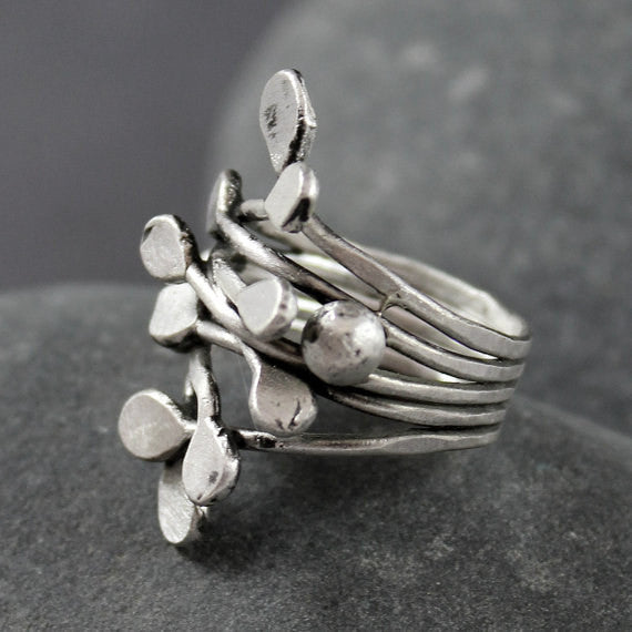 Tangled Silver Ring