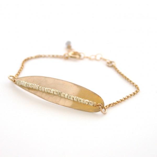 14K Gold Fill Light as a Feather Bracelet