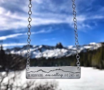 Mountains Are Calling Necklace