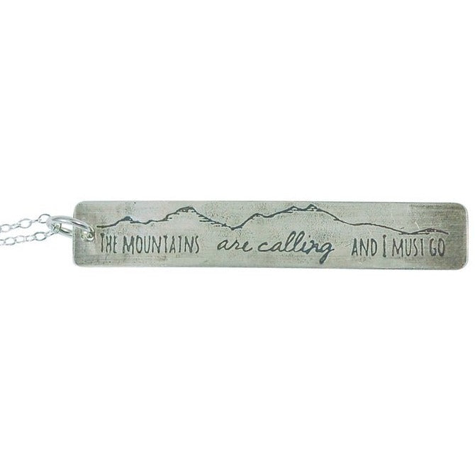 Mountains Are Calling Necklace