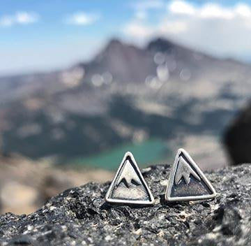 Mountain Stud Earrings