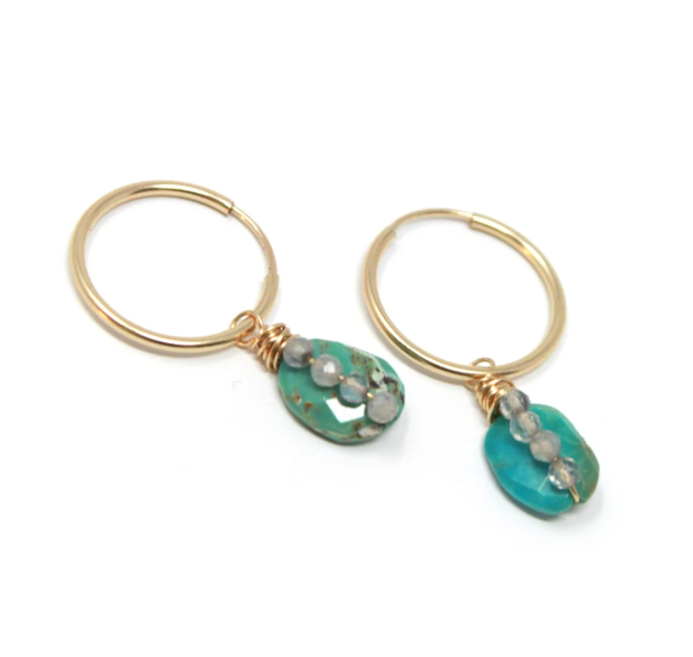 Mask Up Hoop Earrings