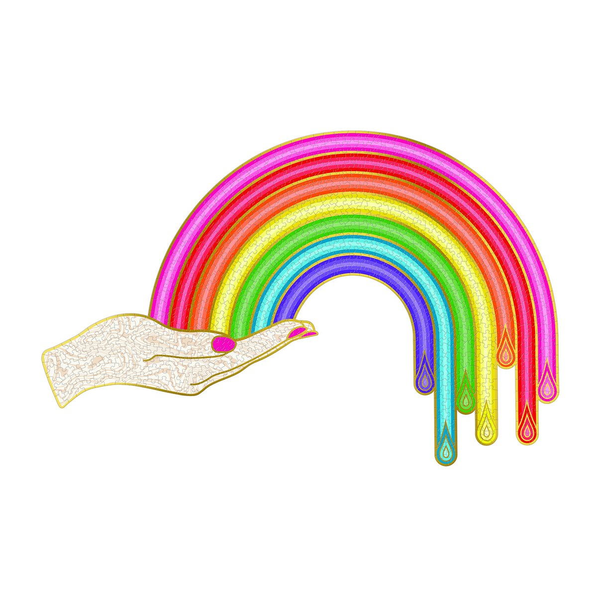 Jonathan Adler Rainbow 750 Piece Puzzle