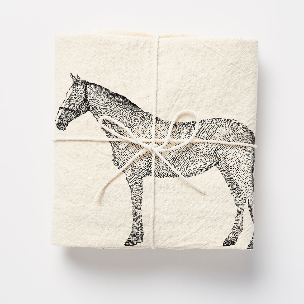 Horse Flour Sack Tea Towel