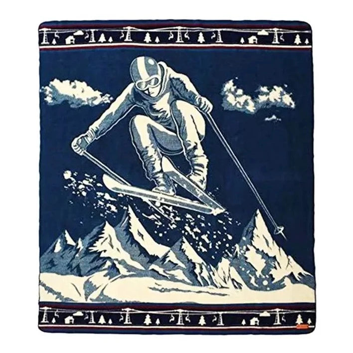 Ski Jump Southwestern Blanket