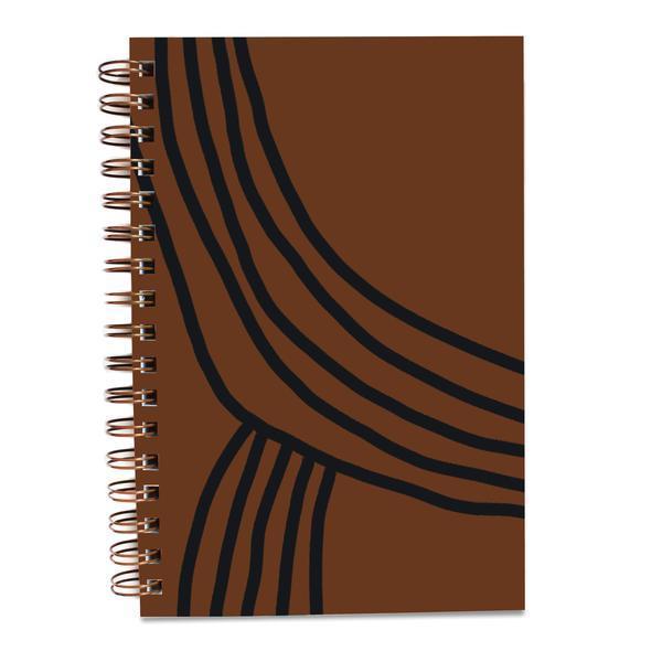 Hand Painted Terra Notebook