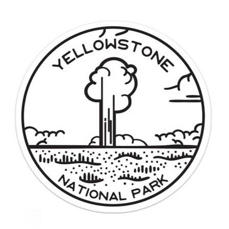 Yellowstone National Park Sticker